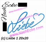 Stickdatei Liebe 1 20x20