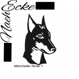 Stickdatei Manchester Terrier Nr. 1 13x18 