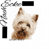 Stickdatei Cairn Terrier Nr 4 Photostitch 13x18