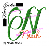 Stickdatei Noah 10x10