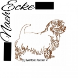 Embroidery Norfolk Terrier Nr. 4 5x7" 