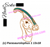 Stickdatei Parasaurolophus 1 13x18 / 14x20