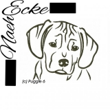 Stickdatei Puggle Nr. 6 13x18 