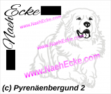 Stickdatei Pyrenäenberghund 2 20x30