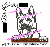 Stickdatei Schäferhund Nr. 1 20x28 / 20x30