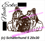 Stickdatei Schäferhund Nr. 5 20x28 / 20x30