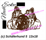 Stickdatei Schäferhund Nr. 5 13x18 / 14x20