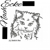 Stickdatei Selkirk Rex 1 13x18 