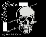 Stickdatei Skull 2-3 20x30