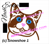 Stickdatei Snowshoe 1 10x10