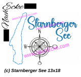 Stickdatei Starnberger See 13x18 / 14x20