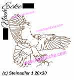 Stickdatei Steinadler 1 20x30 / 20x28