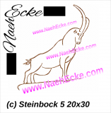 Stickdatei Steinbock Nr. 5 20x30