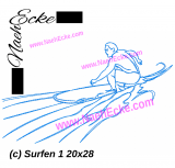 Stickdatei Surfen 1 20x28 / 18x30