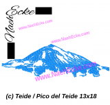 Embroidery Teide / Pico del Teide 5x7