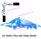 Embroidery Teide / Pico del Teide 11.81 x 7.87