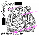 Stickdatei Tiger 2 20x30