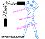 Stickdatei Volleyball 3 20x30 / 20x28 / 18x30 / 14x20 / 20x20