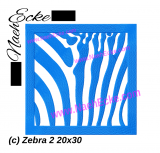 Stickdatei Zebra / Zebramuster 2 20x30 / 20x20