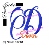 Stickdatei Devin 10x10