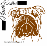 Datei Englische Bulldogge Nr. 2 SVG / EPS 