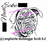 Stickdatei Englische Bulldogge Nr. 5-2 13x18