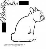 Datei Französische Bulldogge Nr. 9 SVG / EPS 