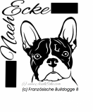 Datei Französische Bulldogge Nr. 8 SVG / EPS 