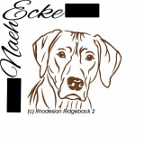 Stickdatei Rhodesian Ridgeback Nr. 2 10x10 